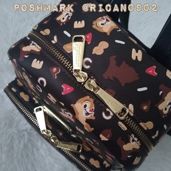 Loungefly Disney Chip n\' Dale Allover Print Mini Backpack main image 4